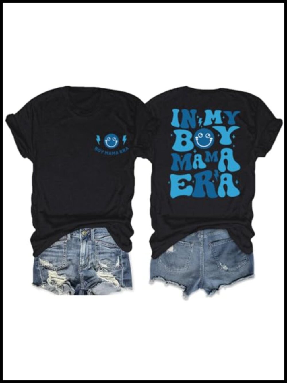 Boy Mom Era Shirt Womens Mom Graphic Tee Mothers Day Gift Top
